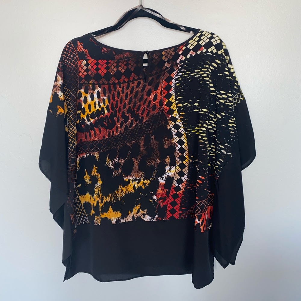 Multi-Color Flair Blouse - Picture 3 of 5